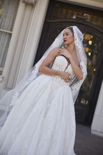 Sottero and Midgley #ZULANI (26SS471A01 ) #3 All Ivory (gown with Ivory Illusion) thumbnail