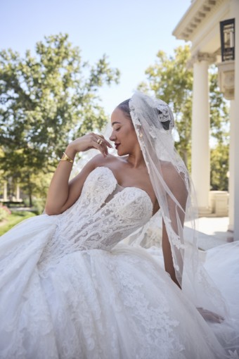 Sottero and Midgley #ZULANI (26SS471A01 ) #1 All Ivory (gown with Ivory Illusion) thumbnail