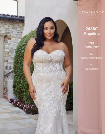 Casablanca Bridal #2438 #2 Nude/Ivory thumbnail