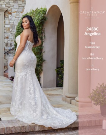 Casablanca Bridal #2438 #3 Nude/Ivory thumbnail