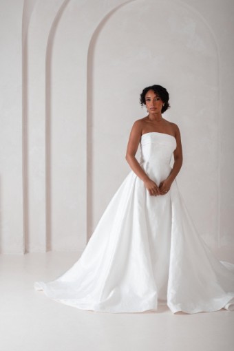 Ritzy Gowns Collection 5 #YBW25028 - Train 100cm #0 default Light Ivory thumbnail