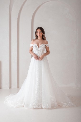 Ritzy Bridal #R25W03 - Corset Back #0 default Ivory thumbnail