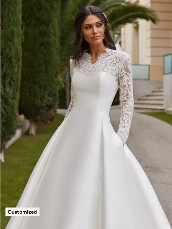 Pronovias #JORY- Dress Only #1 Off White thumbnail
