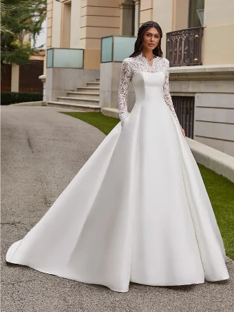 Pronovias #JORY- Dress Only #0 default Off White thumbnail