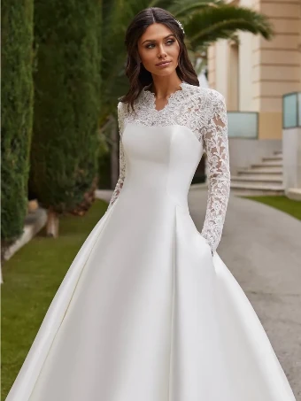 Pronovias #JORY- Dress Only #6 default Off White thumbnail