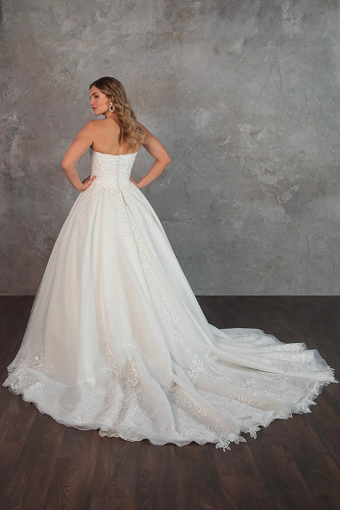Essense of Australia #D4331 - Ivory Beading and Sequin/Glitter Detail #1 Ivory/Ivory thumbnail