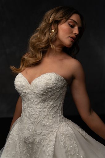 Essense of Australia #D4331 - Ivory Beading and Sequin/Glitter Detail #2 default Ivory/Ivory thumbnail