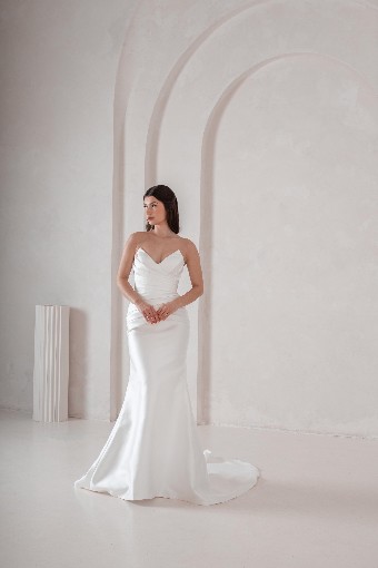 Ritzy Bridal #R25W18 With Overskirt #2 Ivory thumbnail