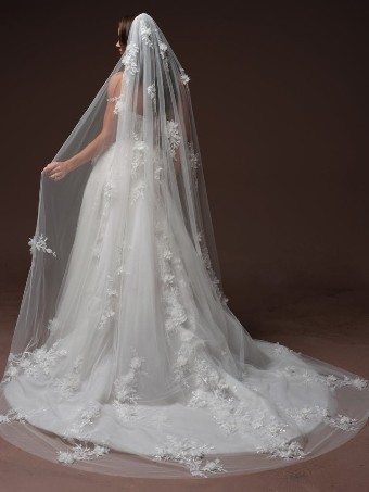 Maggie Sottero #FERN (F6MB122A01) #4 default All Ivory (gown with Ivory Illusion) thumbnail