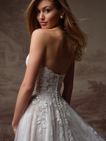 Maggie Sottero #HADLEY (F6MB135A01) #3 default All Ivory (gown with Ivory Illusion) thumbnail