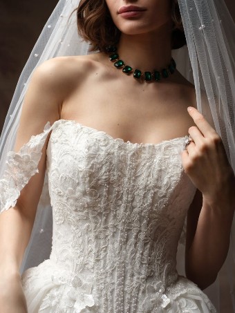 Maggie Sottero #LYRA (F6MS204A01) #1 All Ivory (gown with Ivory Illusion) thumbnail