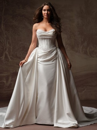 Maggie Sottero #MELISSA ROYALE (F6MS042A01) #3 Ivory thumbnail