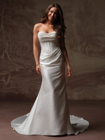 Maggie Sottero #MELISSA ROYALE (F6MS042A01) #0 default Ivory thumbnail