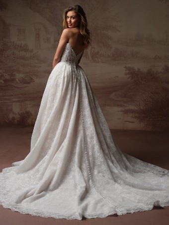 Maggie Sottero #RYLAND (F6MK055A01) #4 default All Ivory (gown with Ivory Illusion) thumbnail