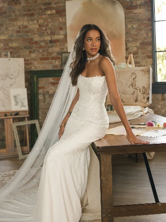 Maggie Sottero #THERA (26MB446A01) #5 Ivory thumbnail